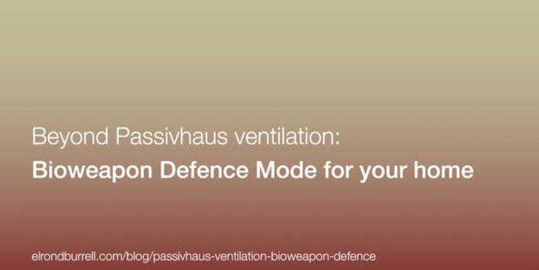Beyond passivhaus ventilation