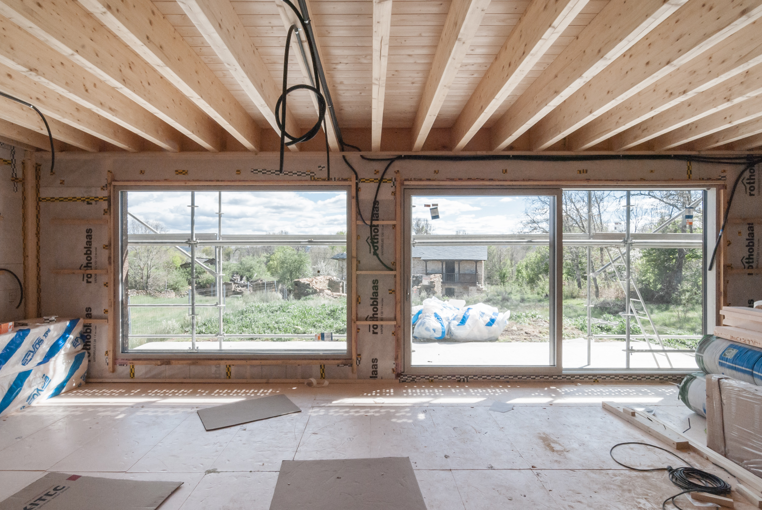 Vivienda Passivhaus en Triufé - Construccion