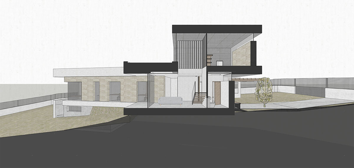 COANDA PASSIVHAUS - casa unifamiliar pasiva en Salamanca - seccion