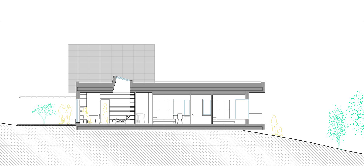 COANDA PASSIVHAUS - casa unifamiliar pasiva en Salamanca - seccion